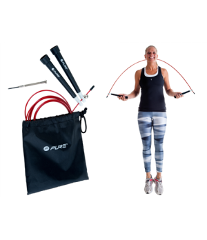 Pure2Improve | SpeedRope 285 cm | Black/Red