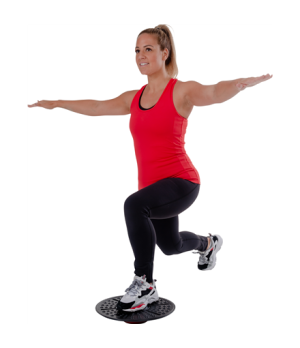 Pure2Improve | Adjustable Balance Board | Black/Red