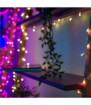 Twinkly|Strings Smart LED Lights 400 RGB (Multicolor), 32m, Black wire|RGB – 16M+ colors