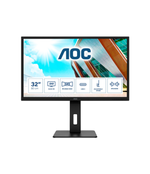 AOC | USB-C Monitor | Q32P2CA | 31.5 " | IPS | QHD | 16:9 | Warranty 36 month(s) | 4 ms | 250 cd/m² | Headphone out (3.5mm) | HD