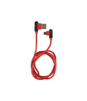 Natec Prati, Angled USB Type C to Type A Cable 1m, Red | Natec | Angled USB Type C to USB Type A | Prati | USB Type C | USB Type