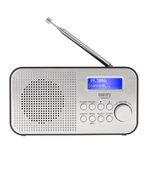 Camry | Portable Radio | CR 1179 | Alarm function | Black/Silver