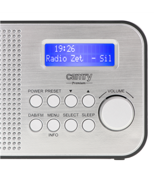 Camry | Portable Radio | CR 1179 | Alarm function | Black/Silver