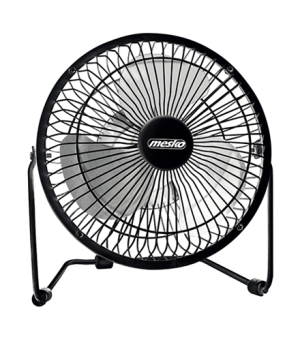 Mesko | Fan | MS 7322 | Desk Fan USB | Black | Diameter 15 cm | Number of speeds 1 | Oscillation | 4.5 W | No