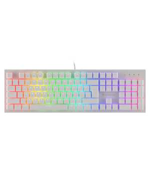 Genesis | THOR 303 | White | Gaming keyboard | Wired | RGB LED light | US | 1.8 m | Brown Switch