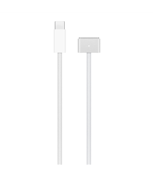 Apple | USB-C to Magsafe 3 Cable (2 m) | MagSafe 3 connector that helps guide the plug to the power port of your MacBook Pro.