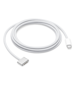 Apple | USB-C to Magsafe 3 Cable (2 m) | MagSafe 3 connector that helps guide the plug to the power port of your MacBook Pro.