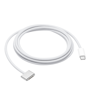 Apple | USB-C to Magsafe 3 Cable (2 m) | MagSafe 3 connector that helps guide the plug to the power port of your MacBook Pro.