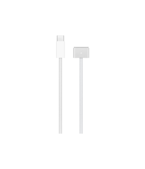 Apple | USB-C to Magsafe 3 Cable (2 m) | MagSafe 3 connector that helps guide the plug to the power port of your MacBook Pro.