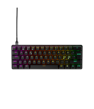 SteelSeries | Gaming Keyboard | Apex Pro Mini | Gaming keyboard | RGB LED light | NORD | Black | Wired | OmniPoint Adjustable Me