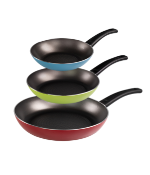 Stoneline | 21164 | VERY TITAN Pan set of 3 | Frying | Diameter 20/24/28 cm | Suitable for induction hob | Fixed handle | Blue/C