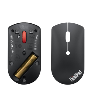 Lenovo | ThinkPad Bluetooth Silent Mouse w/o battery | Wireless | Bluetooth 5.0 | Black | 1 year(s)