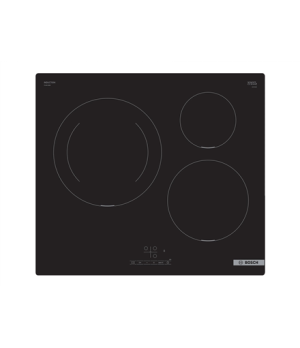 Bosch | PUJ611BB5E | Induction | Number of burners/cooking zones 3 | Touch | Timer | Black