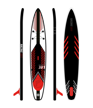 Pure4Fun | 381x66x15cm, Racing SUP | Multicolour