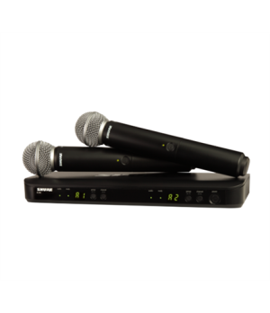 Shure | Yes | Wireless Dual Vocal System with two SM58 | BLX288E/SM58 | Black | W | Wireless connection