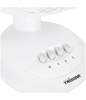 Tristar | VE-5930 | Desk fan | White | Diameter 30 cm | Number of speeds 3 | Oscillation | 40 W | No