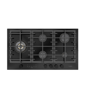 Fulgor | FCLH 905 G T WK BK | Hob | Gas on glass | Number of burners/cooking zones 5 | Touch | Timer | Black | Display