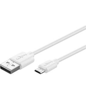 Goobay | Micro USB charging and sync cable | 43837 | USB-A 2.0 to Micro-USB USB 2.0 male (type A) | USB 2.0 micro male (type B)