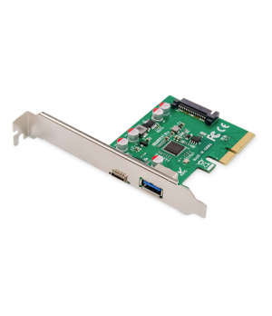 Digitus | PCIe card, USB-C 3.1 Gen 2, 10Gpbs, USB-A 3.1 | DS-30225