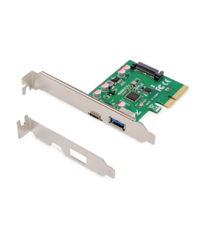 Digitus | PCIe card, USB-C 3.1 Gen 2, 10Gpbs, USB-A 3.1 | DS-30225