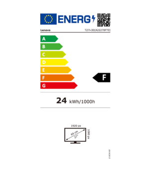 Lenovo | ThinkVision | T27i-30 | 27 " | IPS | FHD | 16:9 | 60 Hz | 6 ms | 1920 x 1080 | 300 cd/m² | HDMI ports quantity 1 | Blac