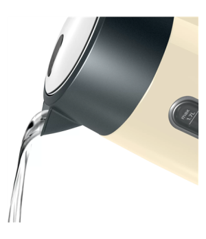 Bosch | Kettle | TWK4P437 | Electric | 2400 W | 1.7 L | Stainless steel | Beige