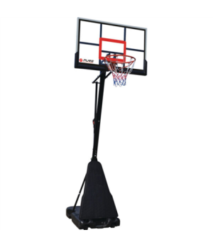 Pure2Improve | Basketball Set Premium | Black/Red | Nylon, PVC (Polyvinylchloride)