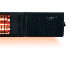 SUNRED | Heater | RDS-15W-B, Fortuna Wall | Infrared | 1500 W | Black | IP55