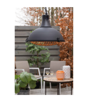 SUNRED | Heater | IND-2100H, Indus II Bright Hanging | Infrared | 2100 W | Black | IP44