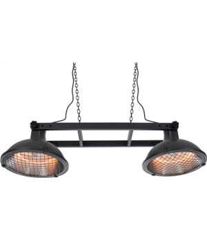 SUNRED | Heater | IND-3000H, Indus II Bright Hanging | Infrared | 3000 W | Black | IP44