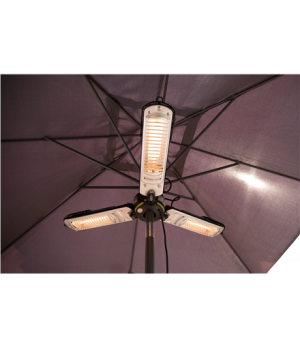 SUNRED | Heater | PH10, Bright Parasol | Infrared | 2000 W | Number of power levels | Suitable for rooms up to  m² | Black/Silve