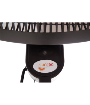 SUNRED | Heater | SMQ2000A, Elekra Quartz Standing | Infrared | 2000 W | Black | IP34