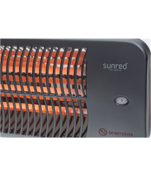 SUNRED | Heater | LUG-2000W, Lugo Quartz Wall | Infrared | 2000 W | Grey | IP24