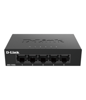 D-Link | Ethernet Switch | DGS-105GL/E | Unmanaged | Desktop | Gigabit Ethernet (copper) ports quantity 5 | 60 month(s)