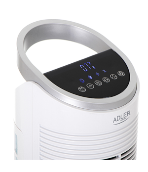 Adler | AD 7855 | Tower Air Cooler | White | Diameter 30 cm | Number of speeds 3 | Oscillation | 60 W | Yes