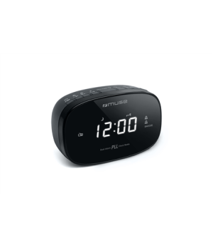 Muse | M-155CR | Alarm function | Dual Alarm Clock Radio PLL | Black