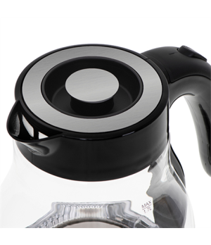 Camry | Kettle | CR 1300 | Electric | 2200 W | 1.7 L | Glass | 360° rotational base | Black