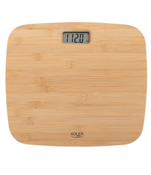 Adler | Bathroom Bamboo Scale | AD 8173 | Maximum weight (capacity) 150 kg | Accuracy 100 g