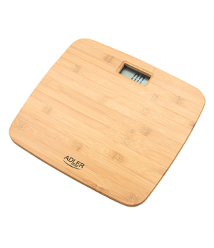 Adler | Bathroom Bamboo Scale | AD 8173 | Maximum weight (capacity) 150 kg | Accuracy 100 g