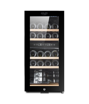 Adler | Wine Cooler | AD 8080 | Energy efficiency class G | Free standing | Bottles capacity 24 | Cooling type Compressor | Blac