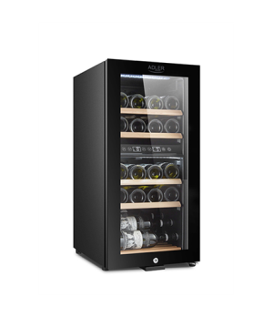 Adler | Wine Cooler | AD 8080 | Energy efficiency class G | Free standing | Bottles capacity 24 | Cooling type Compressor | Blac