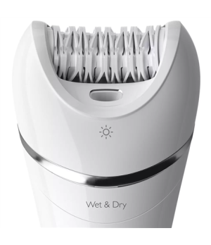 Philips | Epilator | BRE700/00 | Operating time (max) 40 min | Number of power levels N/A | Wet & Dry | White