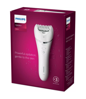 Philips | Epilator | BRE700/00 | Operating time (max) 40 min | Number of power levels N/A | Wet & Dry | White