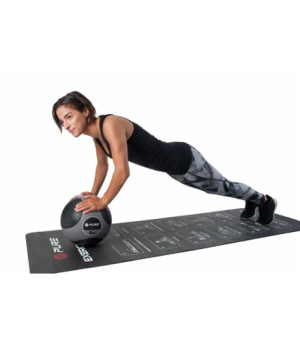 Pure2Improve | Exercise Mat (182 X 61 X 0.4 cm) | Black