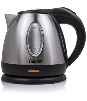 Tristar | Jug Kettle | WK-1323 | Standard | 1500 W | 1.2 L | Stainless steel | 360° rotational base | Silver