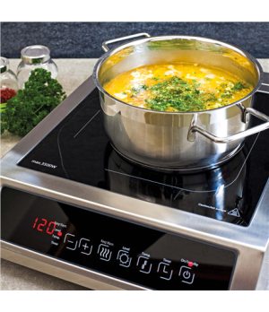 Caso | IP 3500 Pro | Hob | Number of burners/cooking zones 1 | Touch | Black/Stainless Steel | Induction