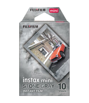 Fujifilm | Instant Photo Plates | Instax Mini Stone Gray | 54 x 86 mm | Image size: 46 x 62 mm | Quantity 10