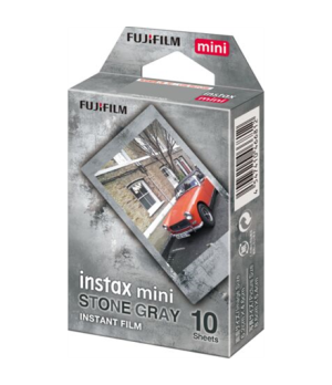 Fujifilm | Instant Photo Plates | Instax Mini Stone Gray | 54 x 86 mm | Image size: 46 x 62 mm | Quantity 10