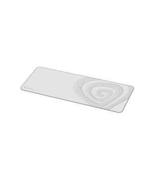 Genesis | Mouse Pad | Carbon 400 XXL Logo | 300 x 800 x 3 mm | Gray/White