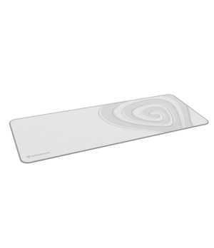 Genesis | Mouse Pad | Carbon 400 XXL Logo | 300 x 800 x 3 mm | Gray/White